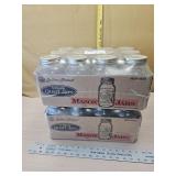 2- cases 12 quart jars new