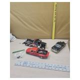 Die cast cars and truck