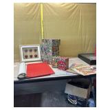 4 gift boxes, Apple wall hanging, baking sheets,