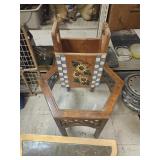 Octagon Table and wood box