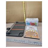 Paper cutter,  doohikey, and misc