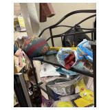 Balloons gift bags and boxes binding clips and