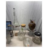 Eiffel Tower bottle. Pear dish, and more