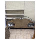 Metal & Woven Head board king
