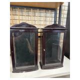 2- 12ï¿½x7ï¿½x20ï¿½ display cabinets