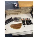 3 new Rod holder, small gun sheath, pro caliper