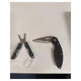 Buck Knife and Gerber Multi Tool