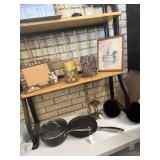 Skillet and sauce pan, candle holders picture