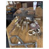 Gopher traps, ice tongs, canteen and propane 2