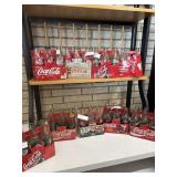 Coca Cola bottles in carry cases