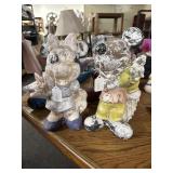 Mickey and Minnie Mouse planters