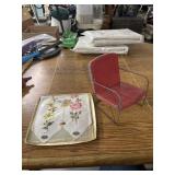 Vintage Fruit of the Loom Hankerchiefs and doll