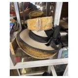 Lg lot of shoes and hats