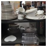 Dishes coffee cups wine bottle holder and more