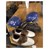 Golf shoes  size 12 M helmets and more