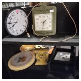 Clocks and dishes bring boxes