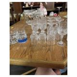 Set of 12 Crystal glasses a s 4 crate and barrel