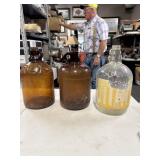 Vintage Pyrex bottles and other