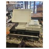 Cash register  drawer and square readers