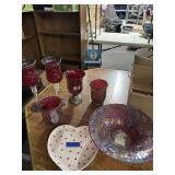 Candle Holders, and bowl