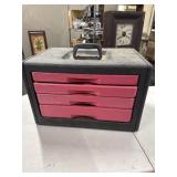 Plastic fitted tool box