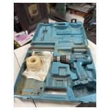 Makita drill and boxes for tools and brief case