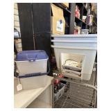 Cat food container hermit crab condo, at box