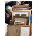 3 boxes of picture frames