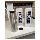 (3)Hogg 20oz Push top Bottles stainless steel