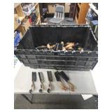 Tote of duck brushes