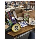 3 sets of Janet Evanivich books, bag, picture