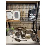 Photo frames, silver plate serving piece and new