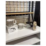 Braun, Cuisinart and other coffee pots and coffee