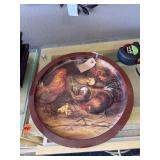 Wall shelves and chicken tray