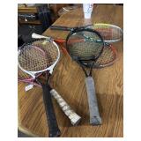 5 Tennis rackets