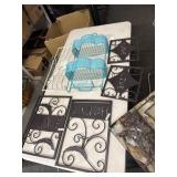 Wall decor  and shower shelf