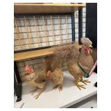 Straw? chickens and rooster 21ï¿½-12ï¿½