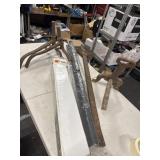 4ï¿½ Post Mount, cast iron fire place ad irons and