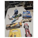 Pinewood derby cars and toys