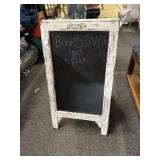 Sandwich chalk board 17ï¿½x29ï¿½