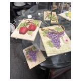 Fruit plaques