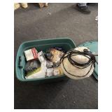 Lg lot of fishing items, light boat parts and