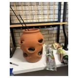 Strawberry Pot and yard flags