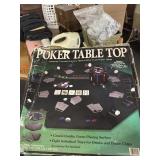 Poker table top