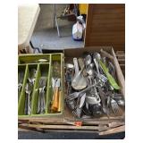 Silver ware and organizer
