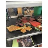 Large lot of crosses