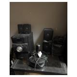 Sony Stereo and speakers, GPX stereo and speakers