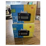 (2) 6 Port Phone and 4 way Video Module