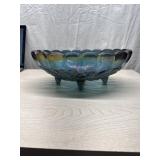 Carnival glass bowl