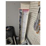 12" x66 swivel display rack